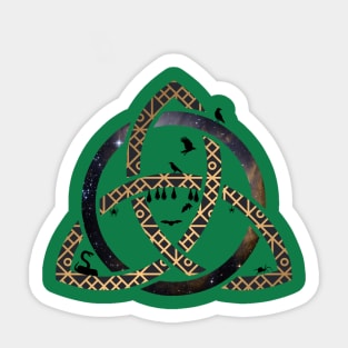 Halloween Celtic Knot Sticker